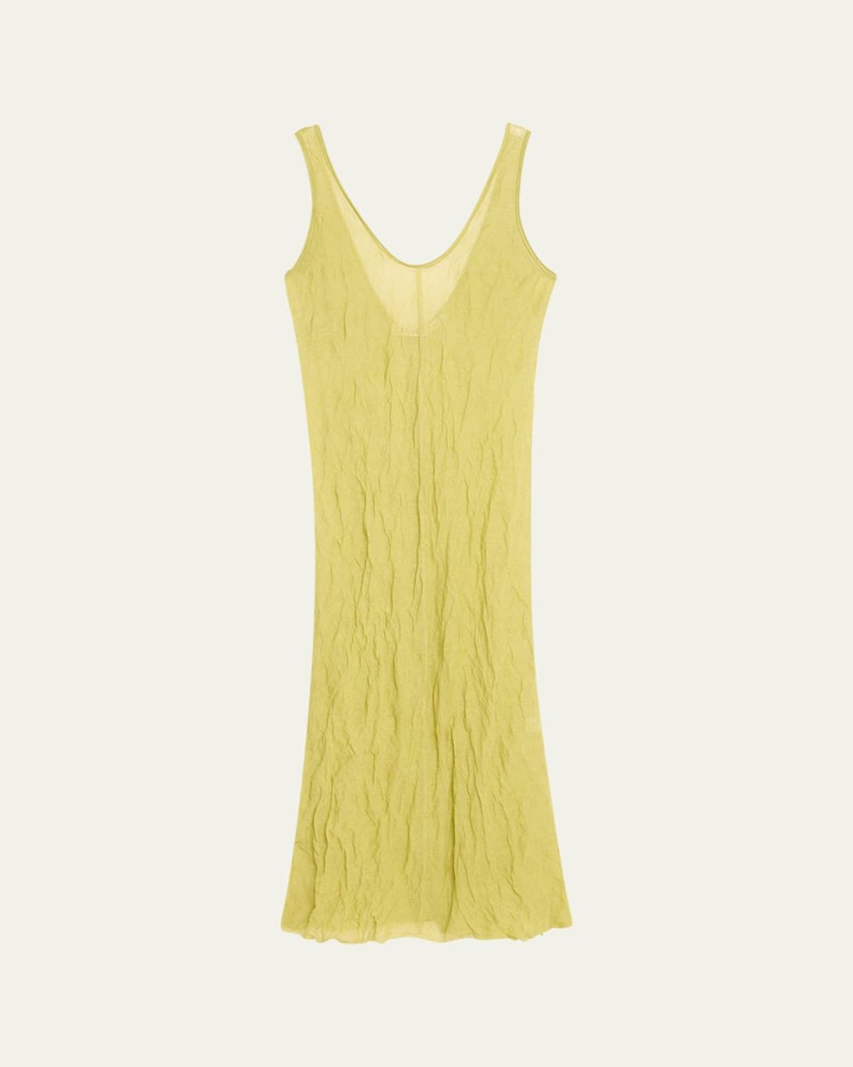 Metallic Knit Sleeveless Backless Maxi Dress
